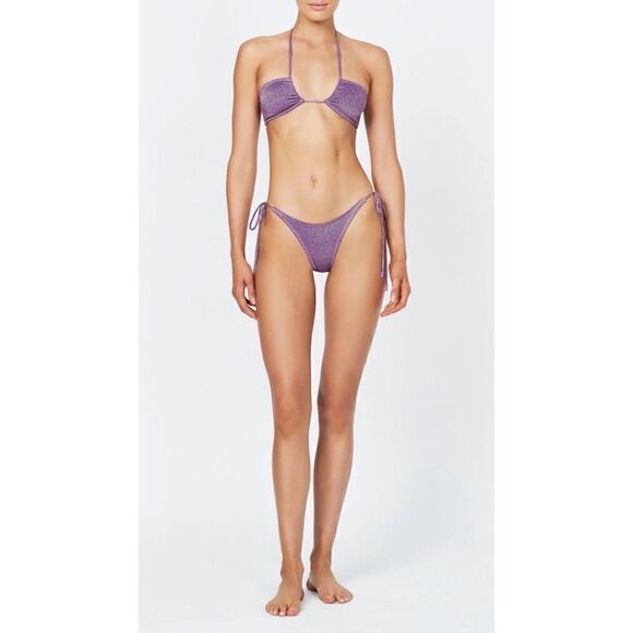 TRIANGL ASTER - VIOLET SPARKLE SET WITH BAG - Picture 3 of 7